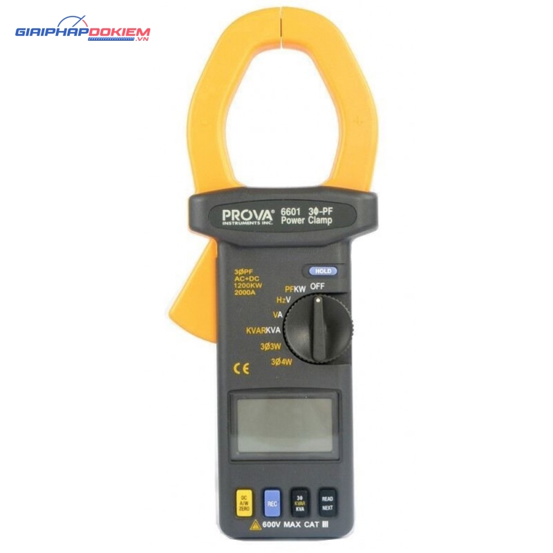 Ampe kìm đo công suất AC/DC Prova 6601 7 Ampe kìm đo công suất AC/DC Prova 6601