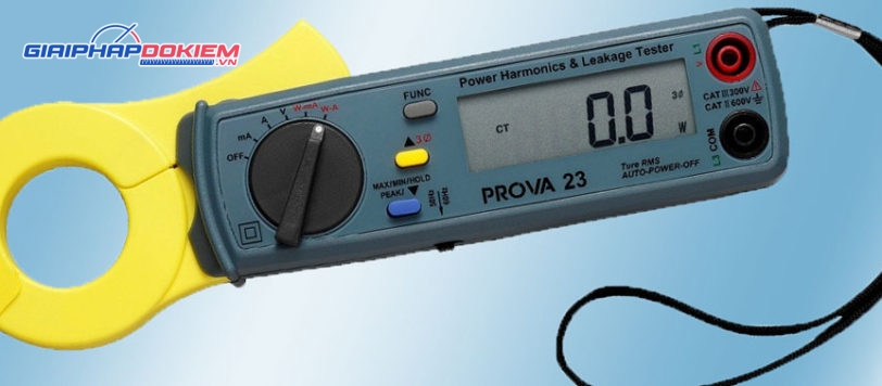 Ampe kìm đo dòng rò PROVA 23 24 Ampe kìm đo dòng rò PROVA 23 POWER HARMONICS AND LEAKAGE TESTER