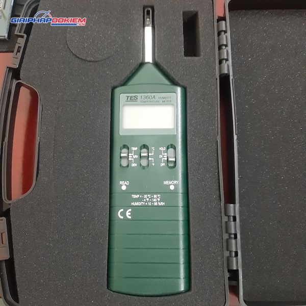 Máy đo nhiệt độ độ ẩm TES 1360A 18 Máy đo nhiệt độ độ ẩm TES 1360A