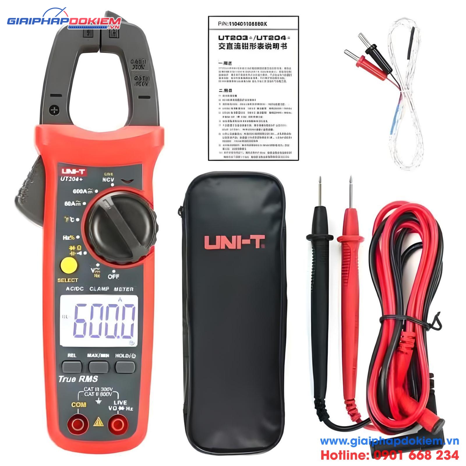 TOP 10 Đồng Hồ Ampe Kìm Được Ưa Chuộng Nhiều Nhất 2026 44 Uni-T UT204+