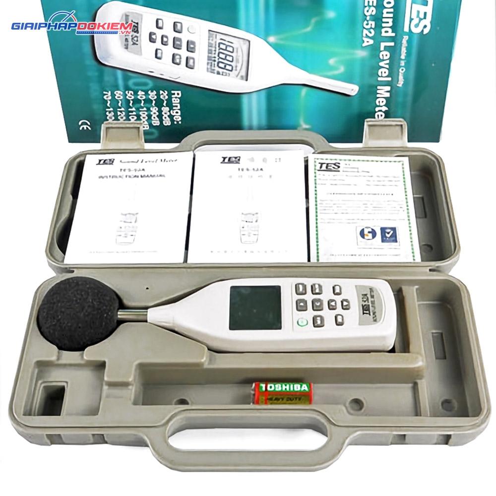 Máy đo độ ồn TES 52A 47 Máy đo độ ồn TES 52A