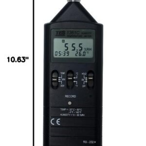 Máy đo nhiệt độ độ ẩm TES 1361C 36 Máy đo nhiệt độ độ ẩm TES 1361C