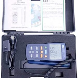 Máy đo nhiệt độ độ ẩm TES 1365 36 Máy đo nhiệt độ độ ẩm TES 1365