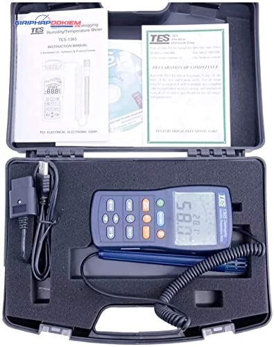Máy đo nhiệt độ độ ẩm TES 1365 23 Máy đo nhiệt độ độ ẩm TES 1365