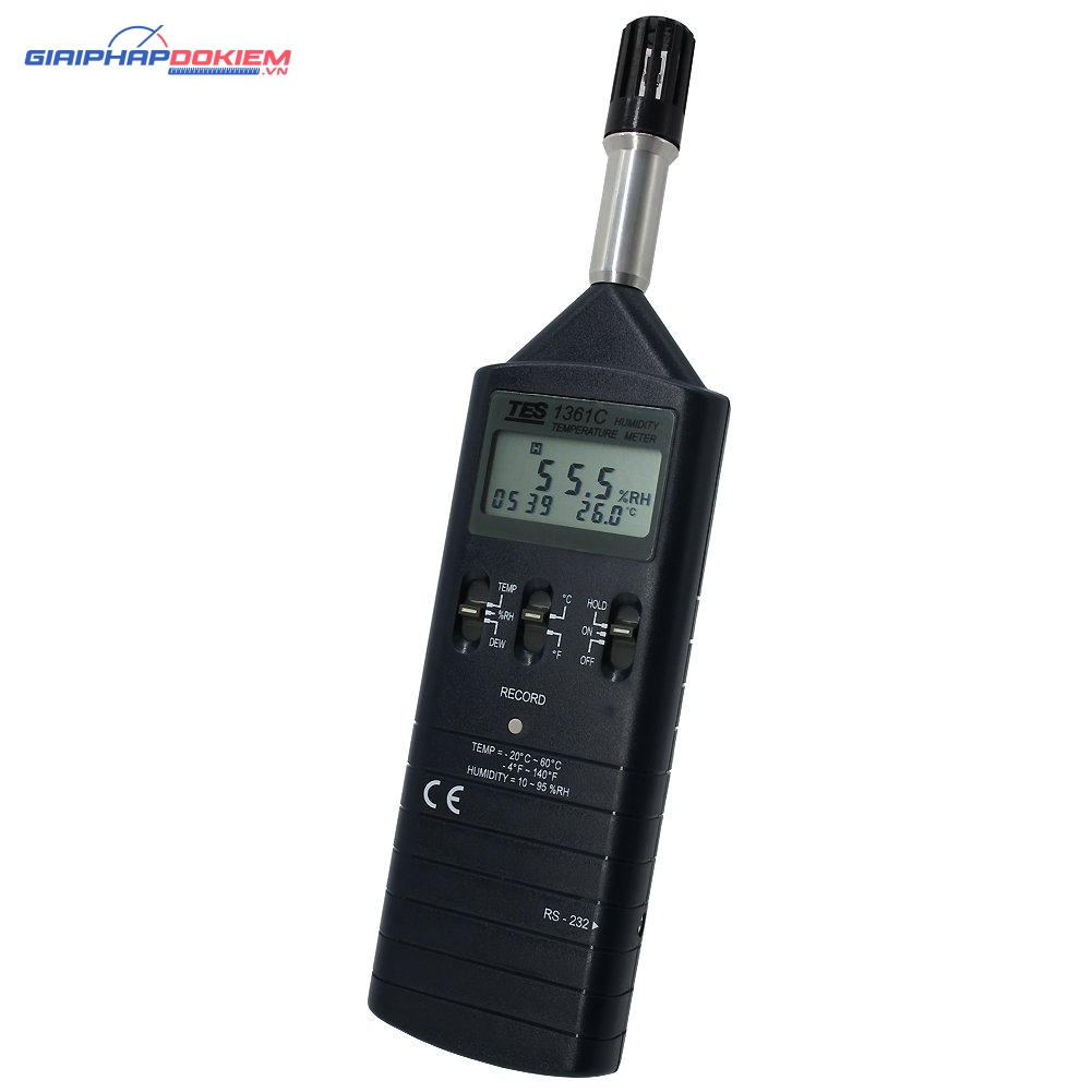 Máy đo nhiệt độ độ ẩm TES 1361C 18 Máy đo nhiệt độ độ ẩm TES 1361C