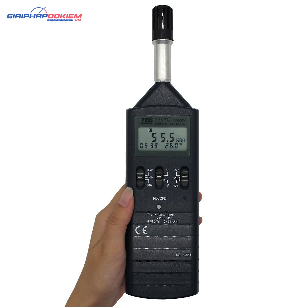 Máy đo nhiệt độ độ ẩm TES 1361C 23 Máy đo nhiệt độ độ ẩm TES 1361C