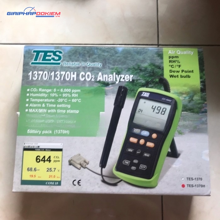 Máy đo khí CO2 TES 1370H 26 Máy đo khí CO2 TES 1370H