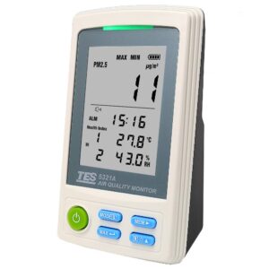 Máy đo độ bụi, nhiệt độ, độ ẩm không khí trong nhà TES 5321A