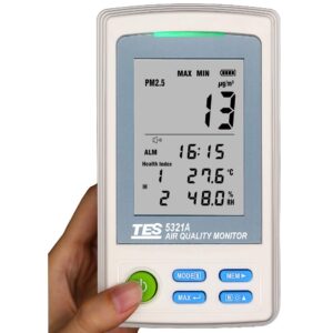 Máy đo độ bụi, nhiệt độ, độ ẩm không khí trong nhà TES 5321A