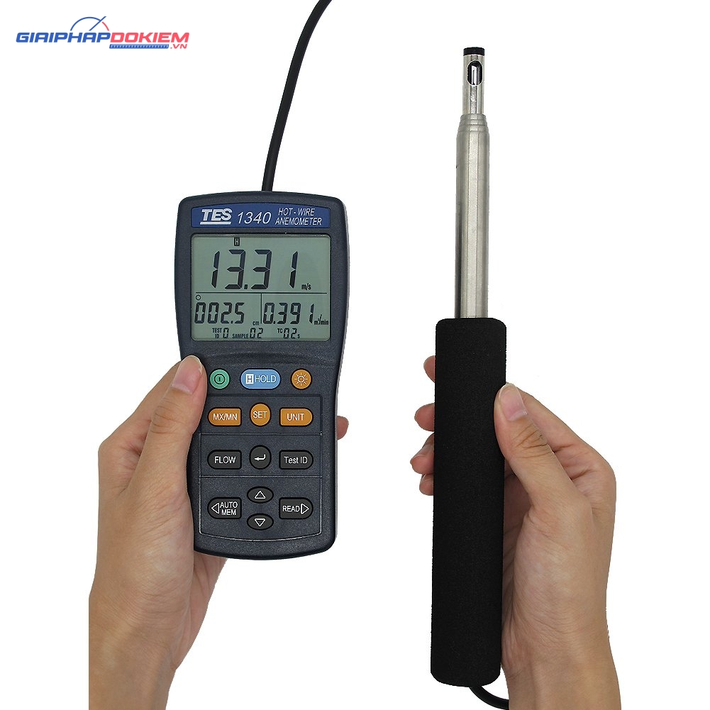 Máy đo tốc độ gió TES 1340 30 Máy đo tốc độ gió TES 1340