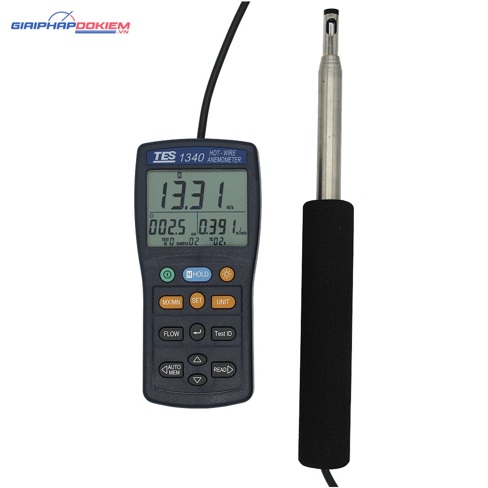 Máy đo tốc độ gió TES 1340 13 Máy đo tốc độ gió TES 1340