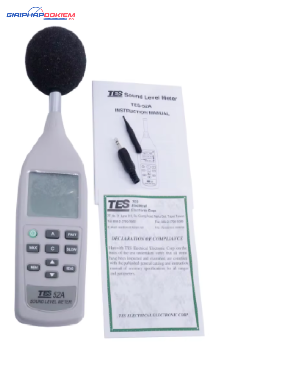 Máy đo độ ồn TES 52A 18 Máy đo độ ồn TES 52A