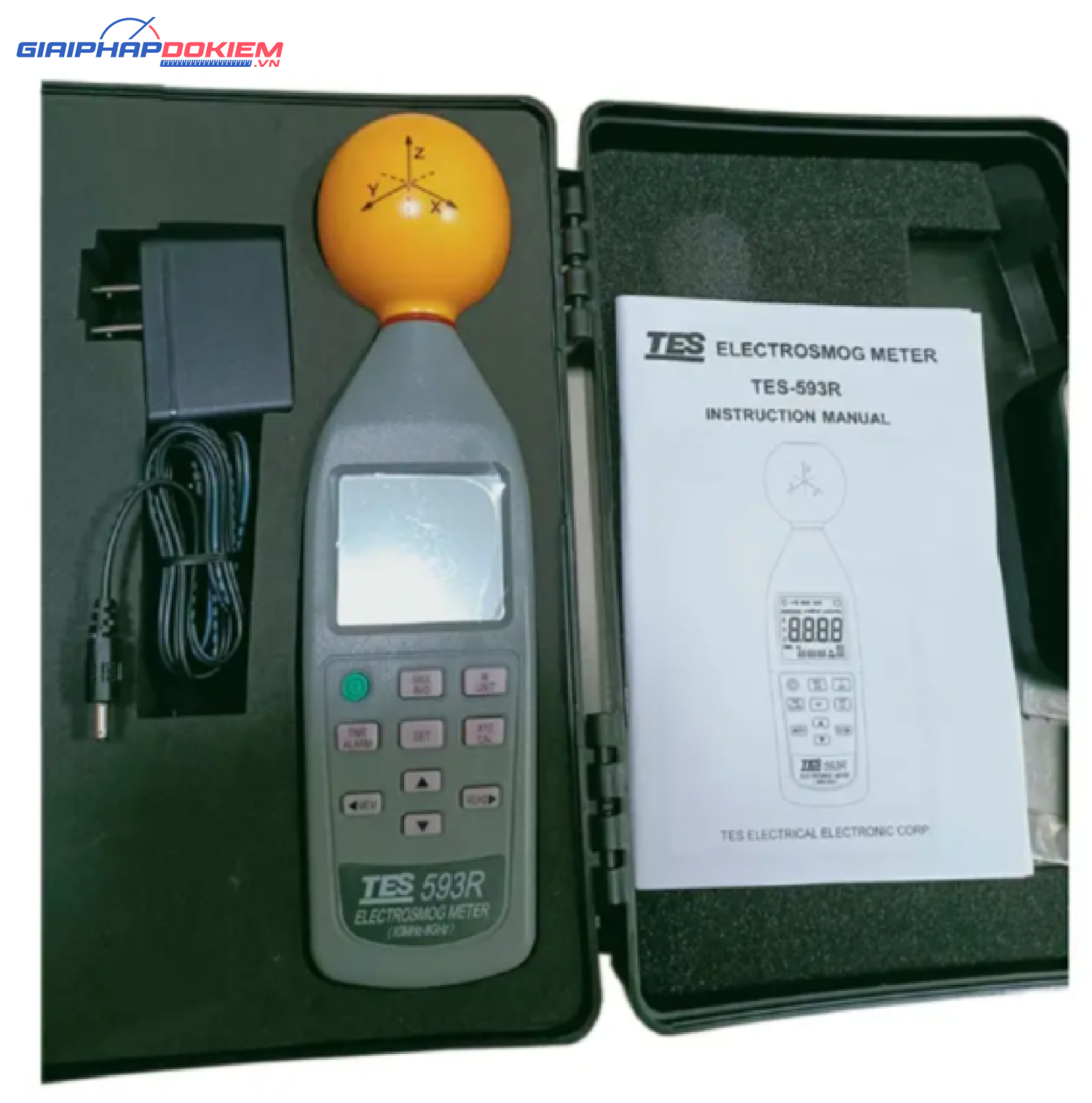 Máy đo điện trường TES 593R 14 Máy đo điện trường TES 593R