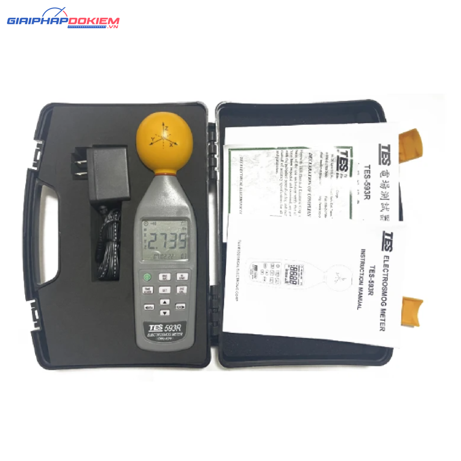 Máy đo điện trường TES 593R 12 Máy đo điện trường TES 593R