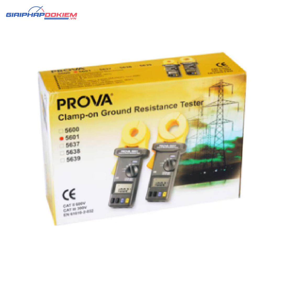 Ampe kìm đo điện trở nối đất Prova 5601 43 Ampe kìm đo điện trở nối đất Prova 5601
