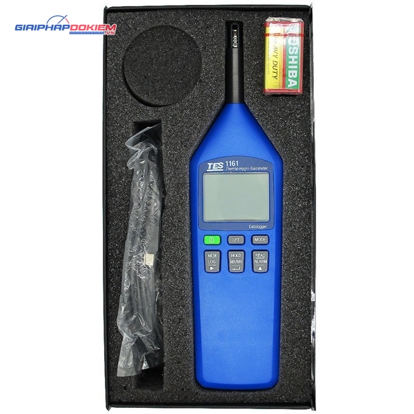 Máy đo nhiệt độ độ ẩm ,áp suất TES 1161 14 Máy đo nhiệt độ độ ẩm ,áp suất TES 1161