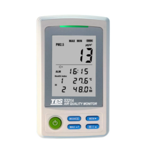 Máy đo độ bụi, nhiệt độ, độ ẩm không khí trong nhà TES 5321A