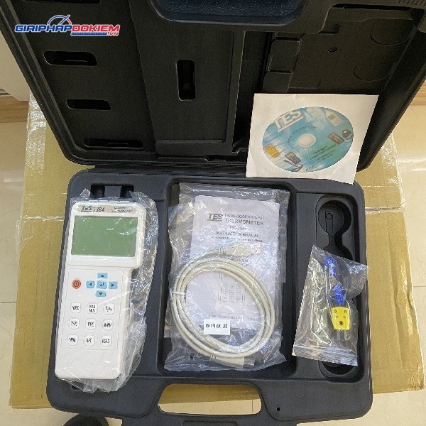 Máy ghi dữ liệu/đo nhiệt 4 kênh TES 1384 15 Máy ghi dữ liệu/đo nhiệt 4 kênh TES 1384