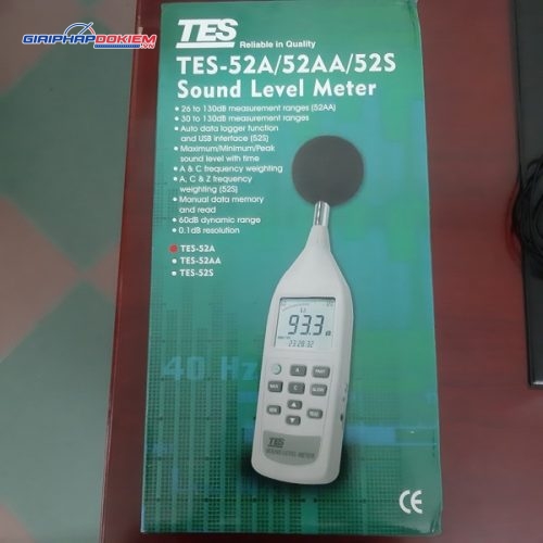 Máy đo độ ồn TES 52A 49 Máy đo độ ồn TES 52A