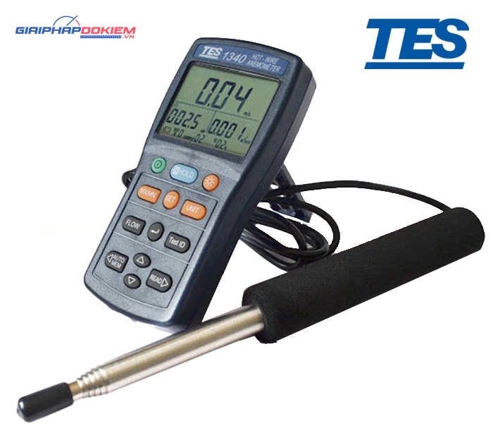 Máy đo tốc độ gió TES 1340 14 Máy đo tốc độ gió TES 1340