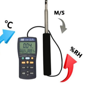Máy đo tốc độ gió TES 1340