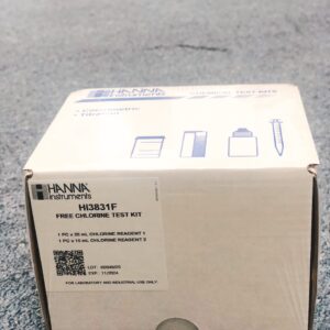 Bộ Dụng Cụ Đo Clo Dư, 50 Lần Đo Hanna HI3831F 3 Bộ Dụng Cụ Đo Clo Dư, 50 Lần Đo Hanna HI3831F
