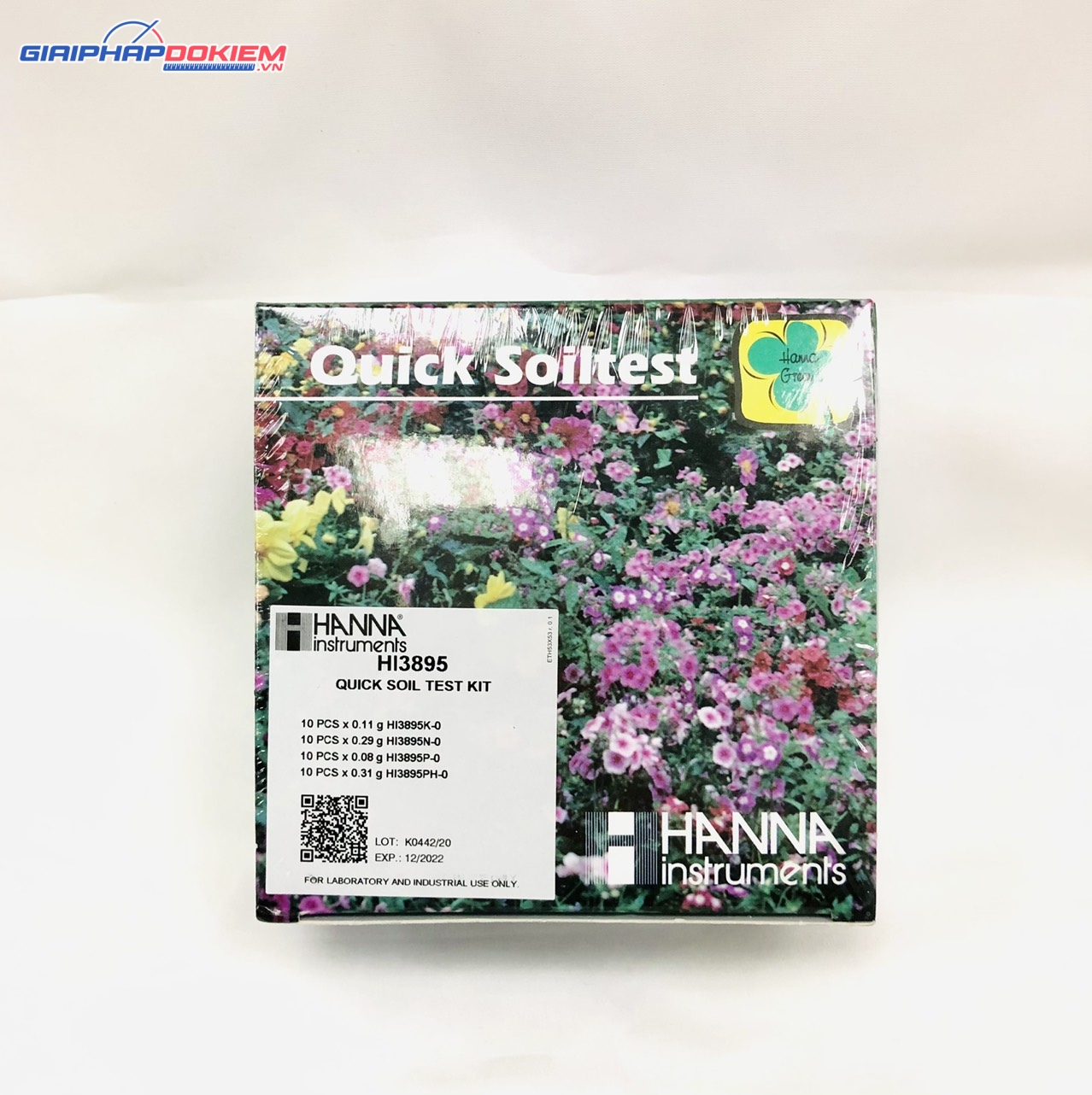 Bộ Dụng Cụ Đo Dinh Dưỡng NPK và pH Của Đất, 10 Lần Đo Hanna HI3895 2 Bộ Dụng Cụ Đo Dinh Dưỡng NPK và pH Của Đất, 10 Lần Đo Hanna HI3895