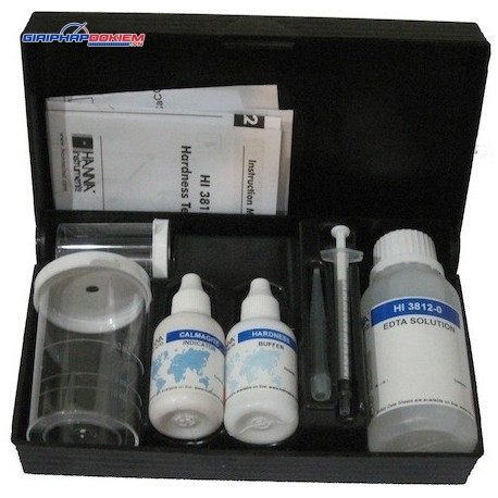 Bộ Dụng Cụ Đo Độ Cứng Tổng (0-300mg/L) Kèm Thuốc Thử 100 Lần Đo Hanna HI3812 2 Bộ Dụng Cụ Đo Độ Cứng Tổng (0-300mg/L) Kèm Thuốc Thử 100 Lần Đo Hanna HI3812
