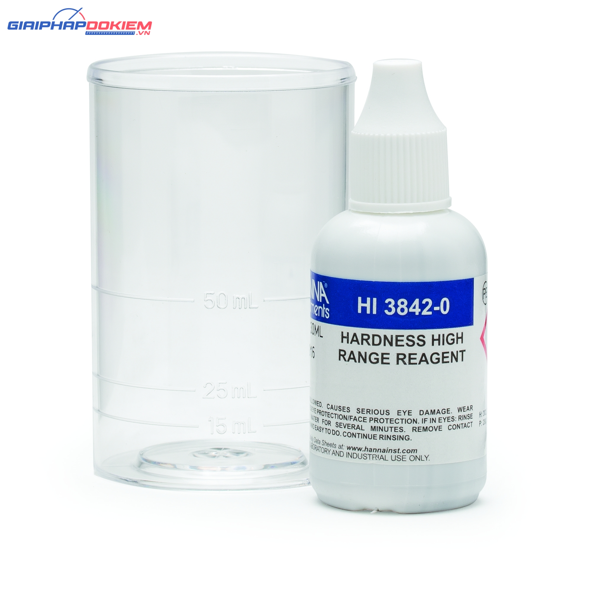Bộ Dụng Cụ Đo Độ Cứng Tổng HR (400-3000mg/L) Kèm Thuốc Thử 50 Lần Đo Hanna HI3842 1 Bộ Dụng Cụ Đo Độ Cứng Tổng HR (400-3000mg/L) Kèm Thuốc Thử 50 Lần Đo Hanna HI3842