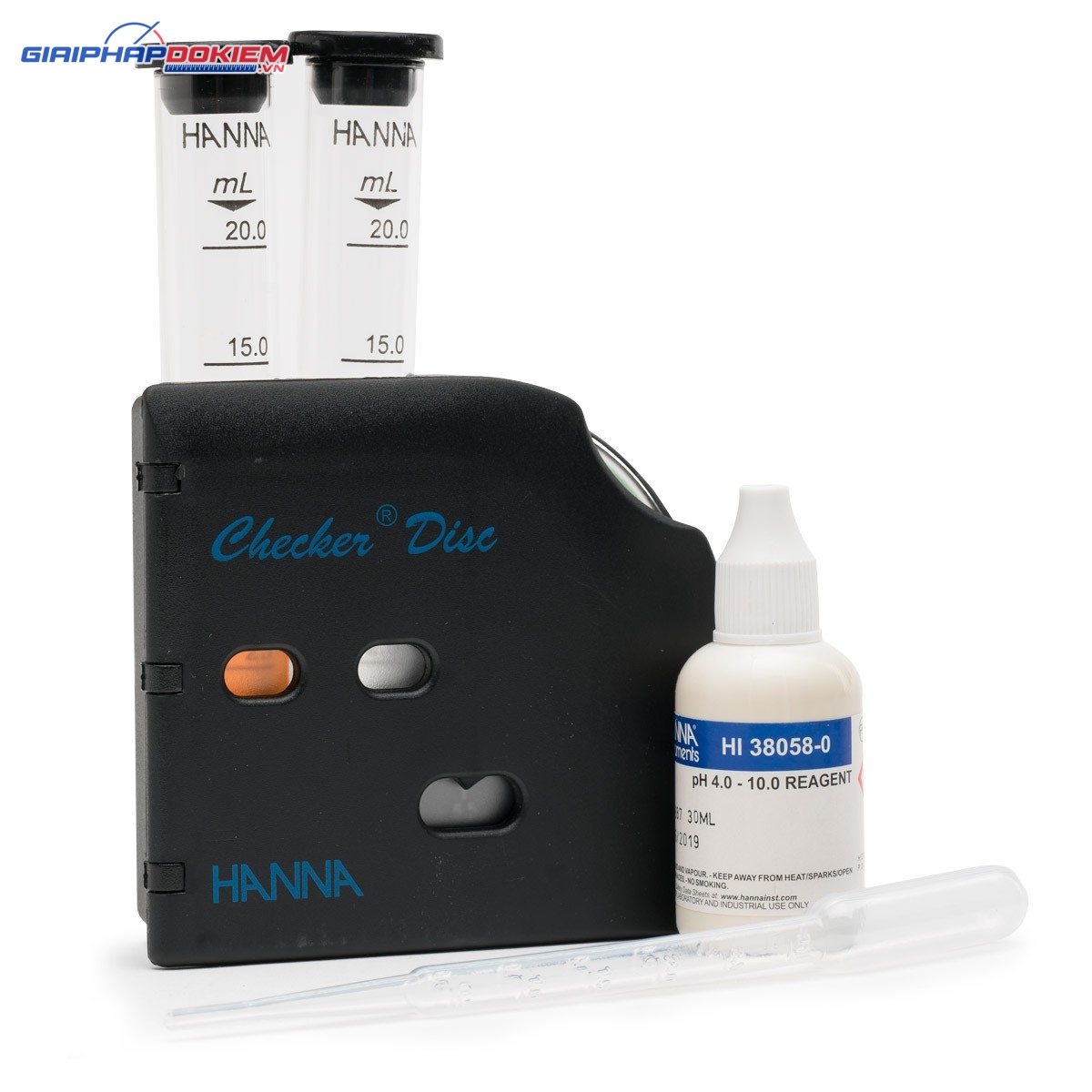 Bộ Dụng Cụ Đo pH, 300 lần Hanna HI38058 1 Bộ Dụng Cụ Đo pH, 300 lần Hanna HI38058