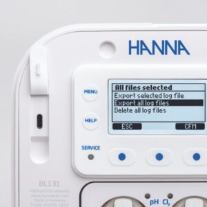 Bộ kiểm soát pH/Clorine trong bể bơi, kết hợp bơm, ngõ ra 4-20 mA Hanna BL131 9 Bộ kiểm soát pH/Clorine trong bể bơi, kết hợp bơm, ngõ ra 4-20 mA Hanna BL131