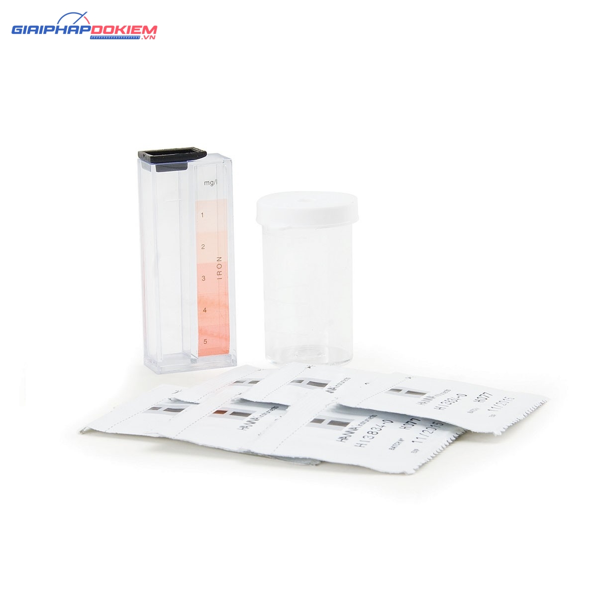 Bộ Kiểm Tra Sắt (Fe²⁺ & Fe³⁺) Thang Thấp, 50 lần Hanna HI3834 Bộ Kiểm Tra Sắt (Fe²⁺ & Fe³⁺) Thang Thấp, 50 lần Hanna HI3834