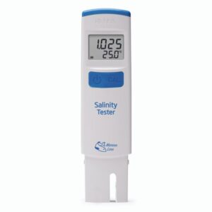 Bút Đo Độ Mặn/Nhiệt Độ Trong Thủy Sản MỚI Hanna HI98319 6 Bút Đo Độ Mặn/Nhiệt Độ Trong Thủy Sản MỚI Hanna HI98319