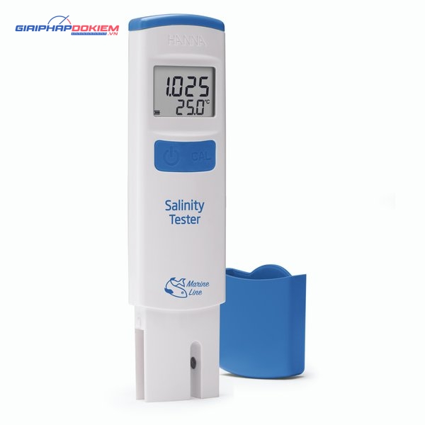 Bút Đo Độ Mặn/Nhiệt Độ Trong Thủy Sản MỚI Hanna HI98319 1 Bút Đo Độ Mặn/Nhiệt Độ Trong Thủy Sản MỚI Hanna HI98319