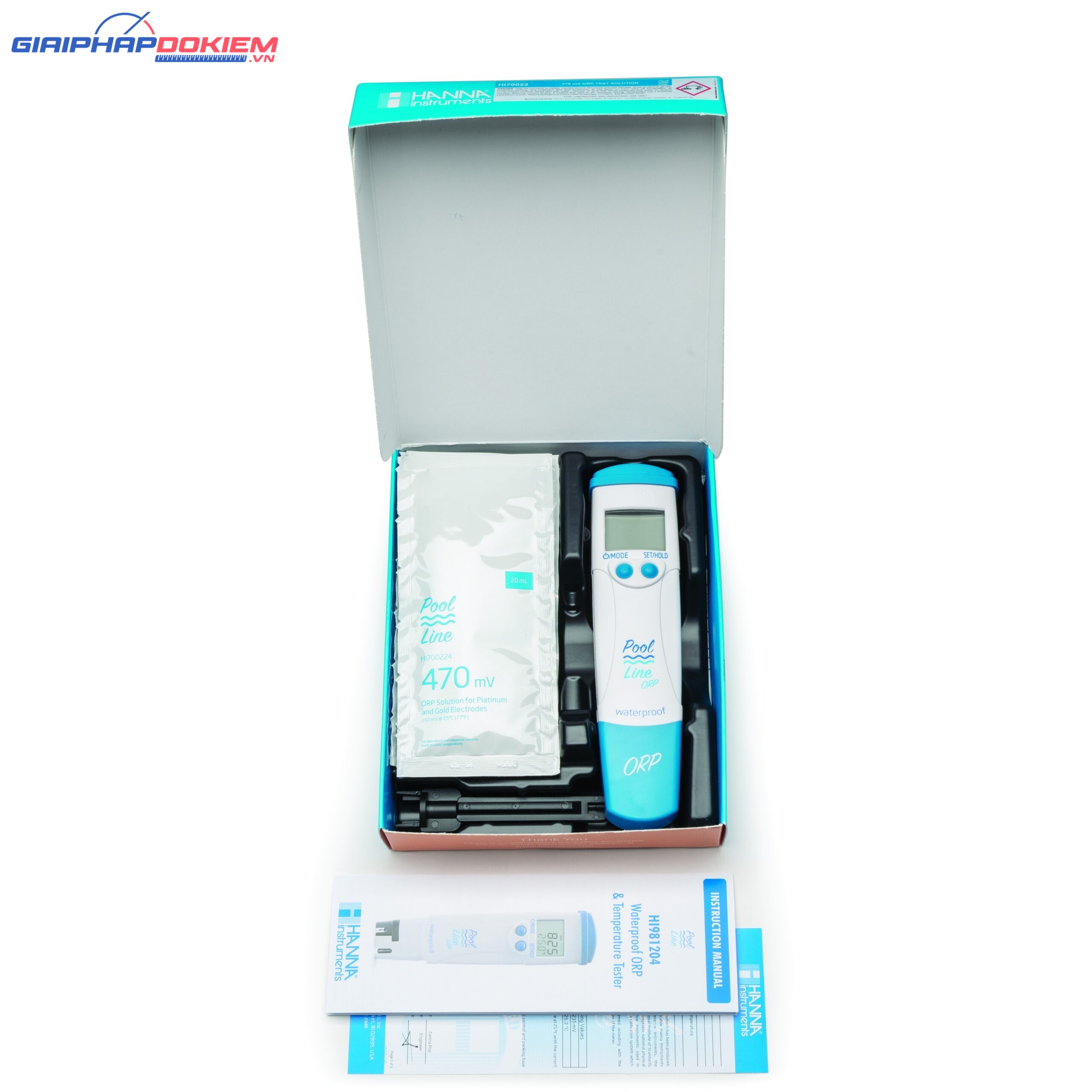 Bút Đo ORP/Nhiệt Độ Chuyên Hồ Bơi PoolLine Hanna HI981204 4 Bút Đo ORP/Nhiệt Độ Chuyên Hồ Bơi PoolLine Hanna HI981204