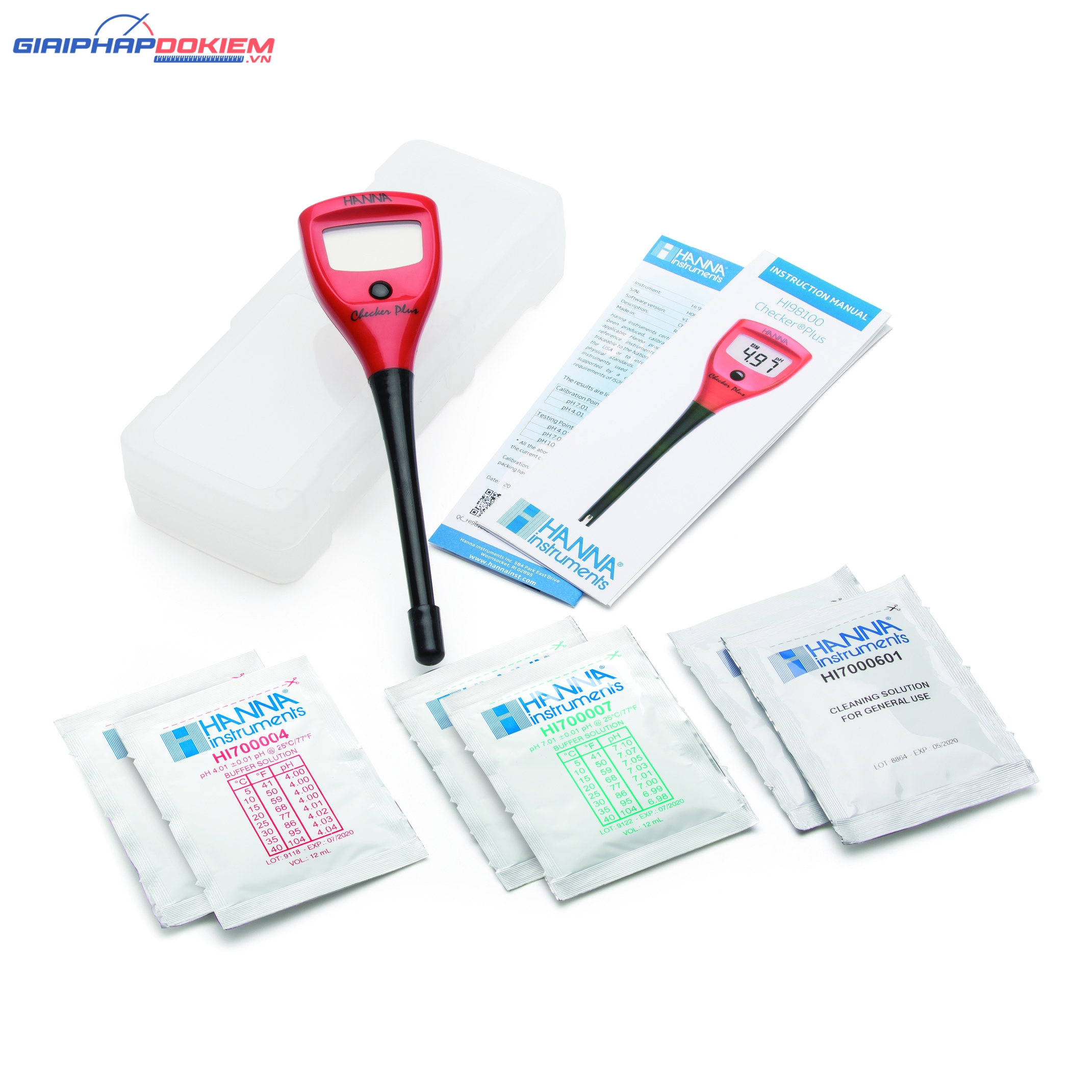 Bút đo pH (0.0 - 14.0)Trong Nước Sạch Hanna HI98103 5 Bút đo pH (0.0 - 14.0)Trong Nước Sạch Hanna HI98103