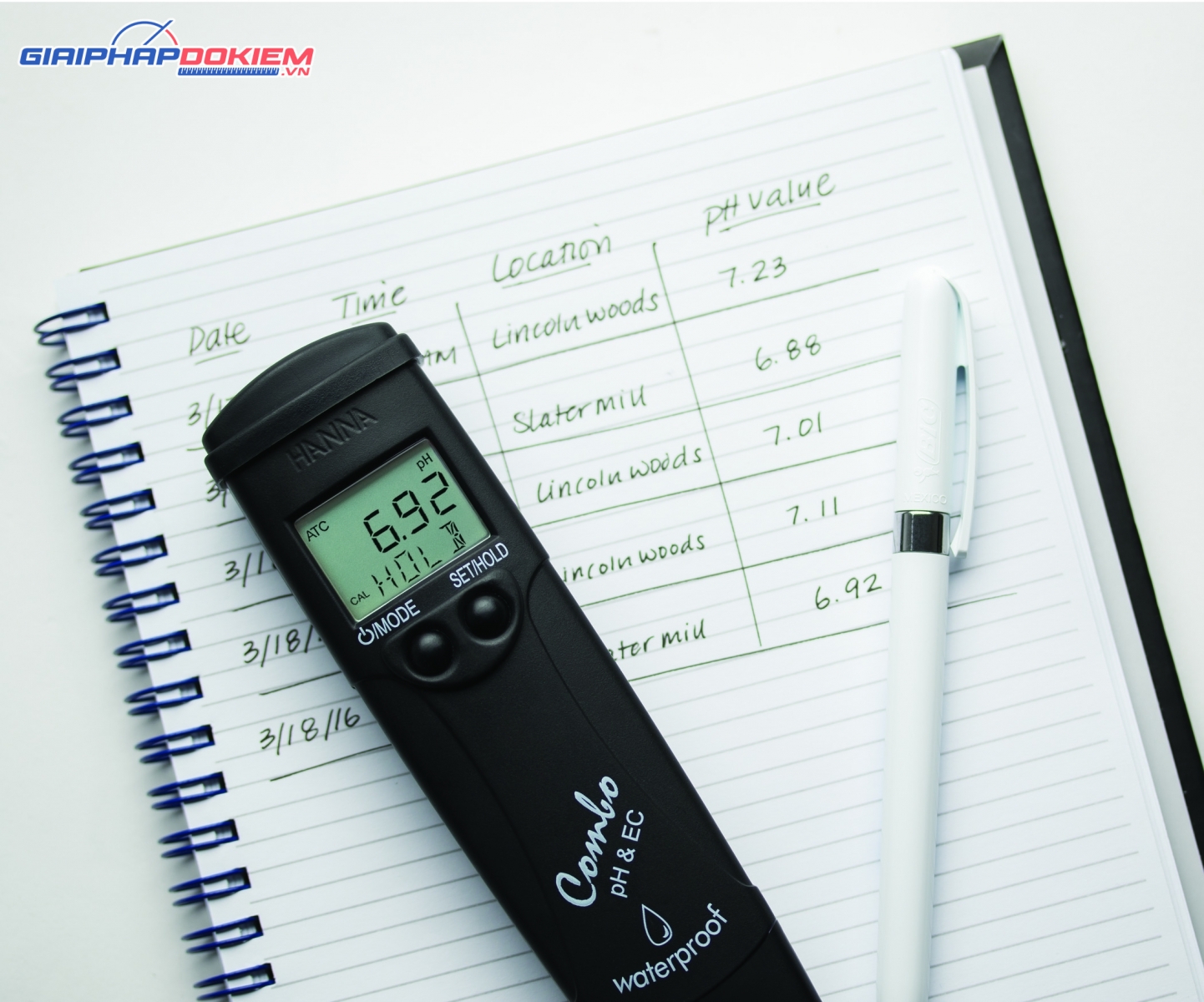 Bút đo pH/Độ dẫn /TDS/Nhiệt Độ (thang cao) Hanna HI98130 Bút đo pH/Độ dẫn /TDS/Nhiệt Độ (thang cao) Hanna HI98130