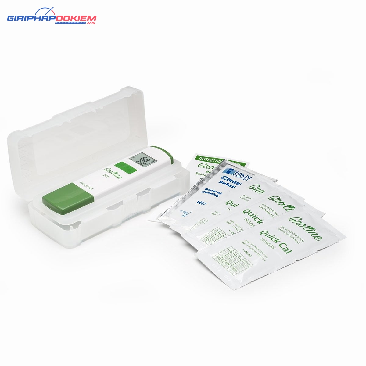 Bút Đo pH/Nhiệt Độ Chuyên Trong Thủy Canh GroLine Hanna HI98118 3 Bút Đo pH/Nhiệt Độ Chuyên Trong Thủy Canh GroLine Hanna HI98118