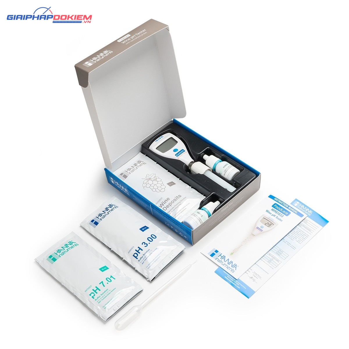 Bút đo pH Trong Rượu Hanna HI981033 3 Bút đo pH Trong Rượu Hanna HI981033