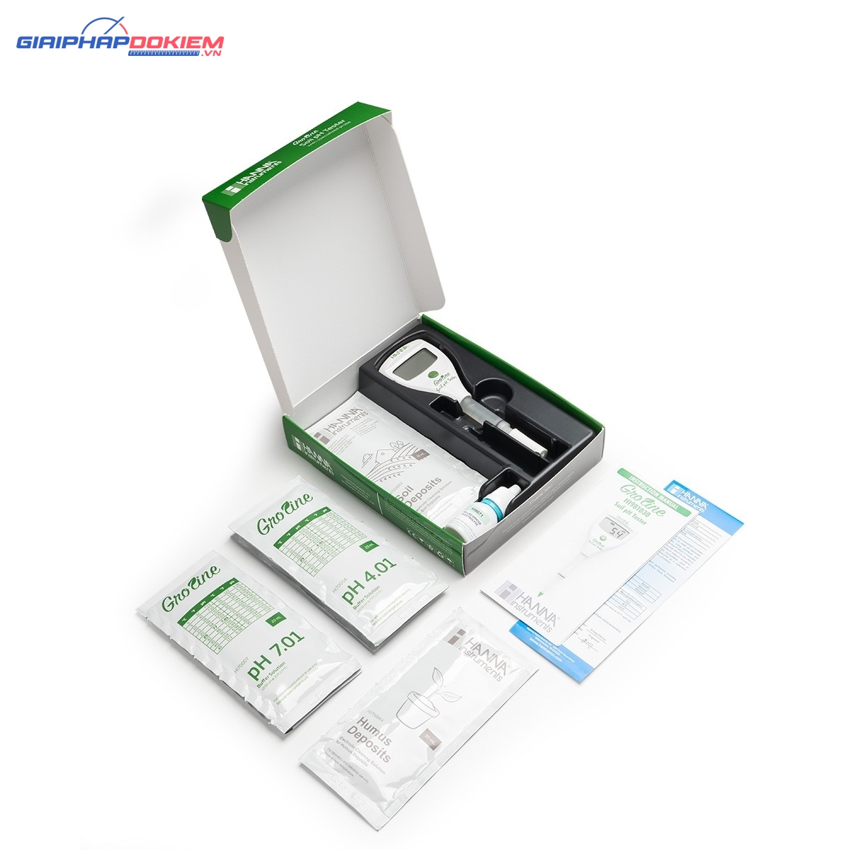 Bút Đo pH Trực Tiếp Trong Đất Trồng Và Nước GroLine Hanna HI981030 4 Bút Đo pH Trực Tiếp Trong Đất Trồng Và Nước GroLine Hanna HI981030