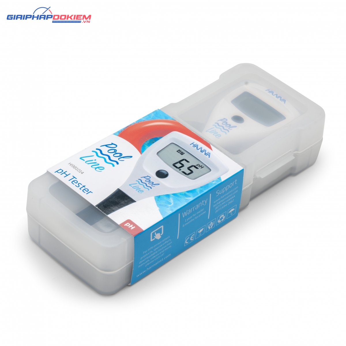Bút Đo pH Với Độ Phân Giải 0.1 chuyên Hồ Bơi Hanna HI981014 Bút Đo pH Với Độ Phân Giải 0.1 chuyên Hồ Bơi Hanna HI981014