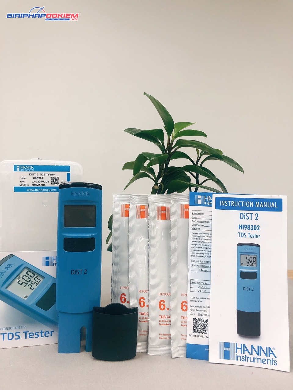 Bút Đo TDS/Nhiệt Độ Thang Cao Hanna HI98302 5 Bút Đo TDS/Nhiệt Độ Thang Cao Hanna HI98302