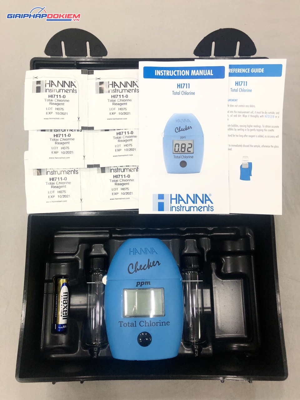 Checker Đo Clo Tổng Trong Nước Sạch Hanna HI711 4 Checker Đo Clo Tổng Trong Nước Sạch Hanna HI711