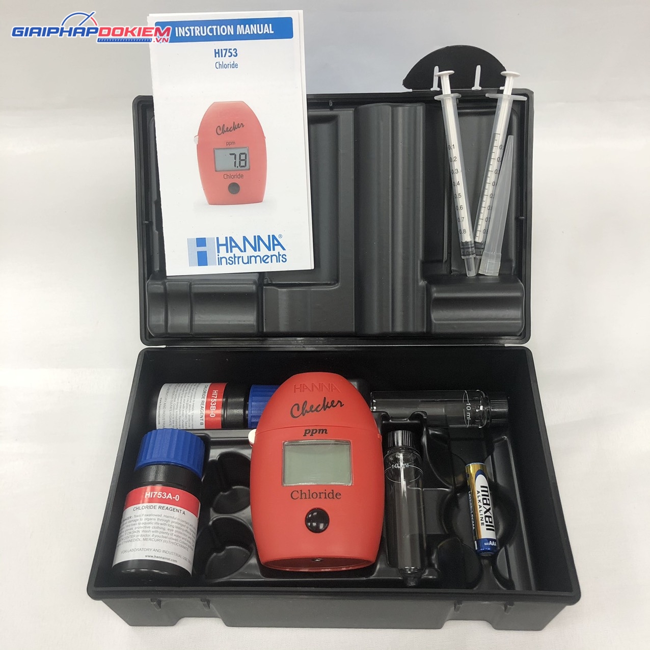 Checker Đo Cloride Trong Nước Sạch Hanna HI753 2 Checker Đo Cloride Trong Nước Sạch Hanna HI753