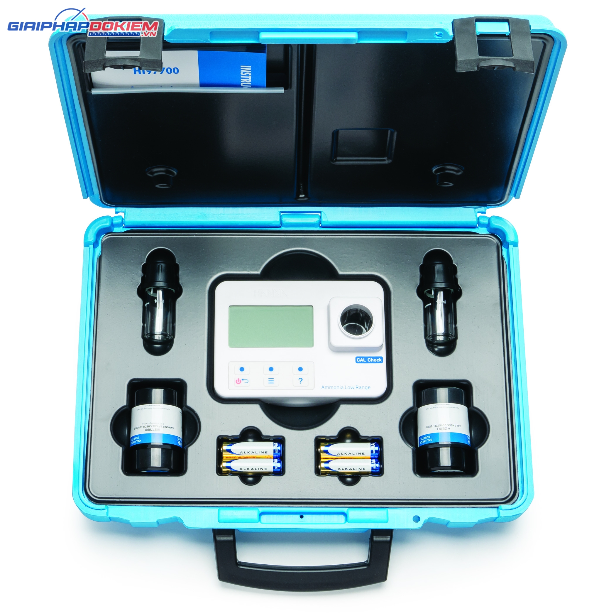 Combo Máy Quang Đo Amoni Thang Thấp Kèm CAL Check™ Hanna HI97700C 1 Combo Máy Quang Đo Amoni Thang Thấp Kèm CAL Check™ Hanna HI97700C