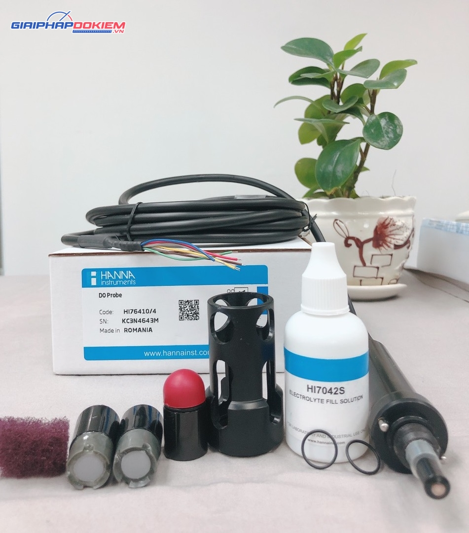 Đầu Dò DO Galvanic Cho HI8410, Cáp 10m Hanna HI76410/10 3 Đầu Dò DO Galvanic Cho HI8410, Cáp 10m Hanna HI76410/10