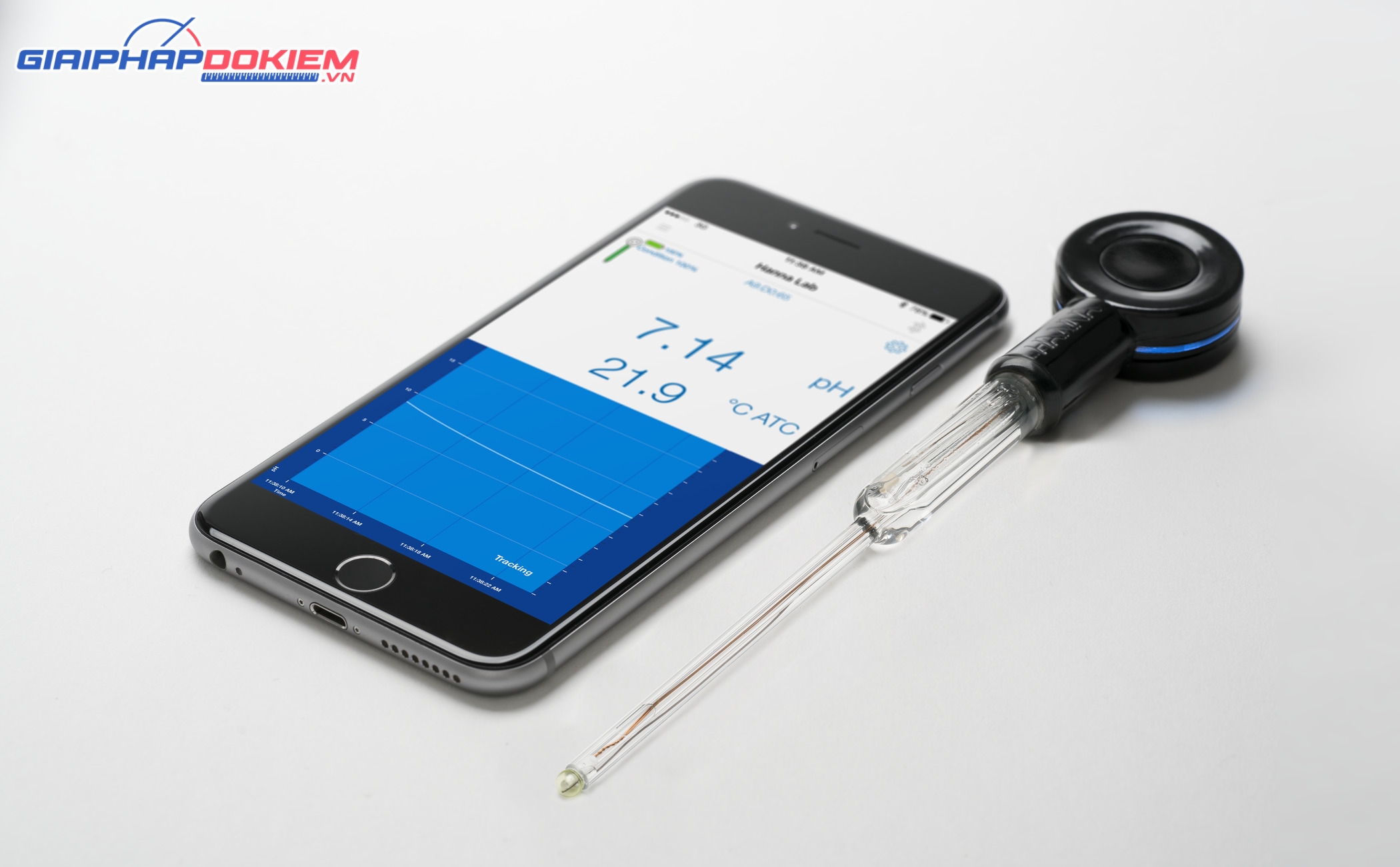 Điện Cực Bluetooth Đo pH Trong Nơi Hẹp Như Ống Nghiệm Hanna HI13302 3 Điện Cực Bluetooth Đo pH Trong Nơi Hẹp Như Ống Nghiệm Hanna HI13302