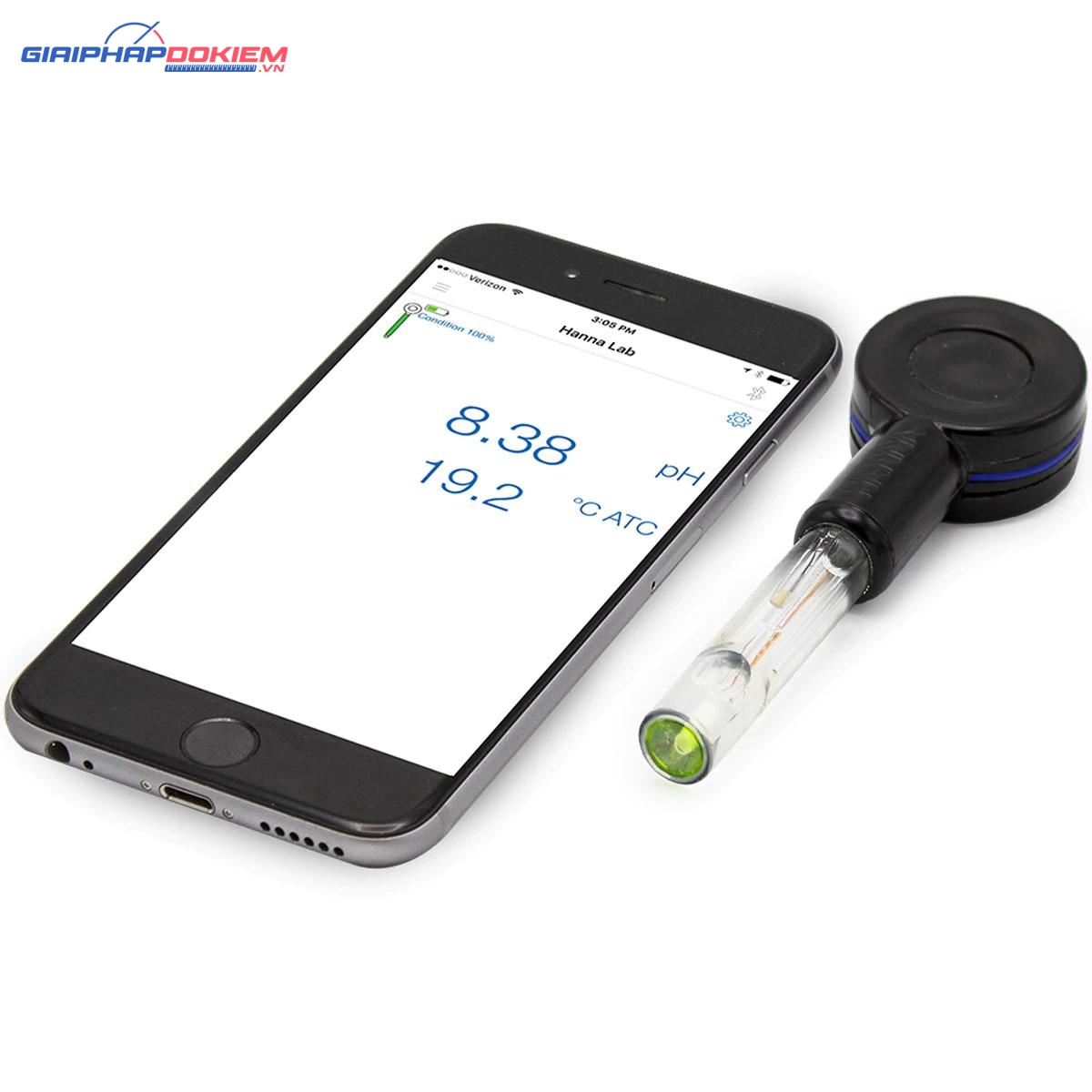 Điện Cực Bluetooth HALO Đo pH Trên Bề Mặt Phẳng Hanna HI14142 2 Điện Cực Bluetooth HALO Đo pH Trên Bề Mặt Phẳng Hanna HI14142
