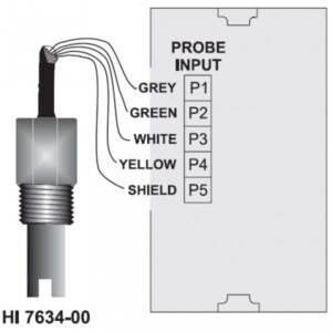 Điện Cực EC/TDS (Thang Thấp) cáp 5m Hanna HI7634-00/5 8 Điện Cực EC/TDS (Thang Thấp) cáp 5m Hanna HI7634-00/5