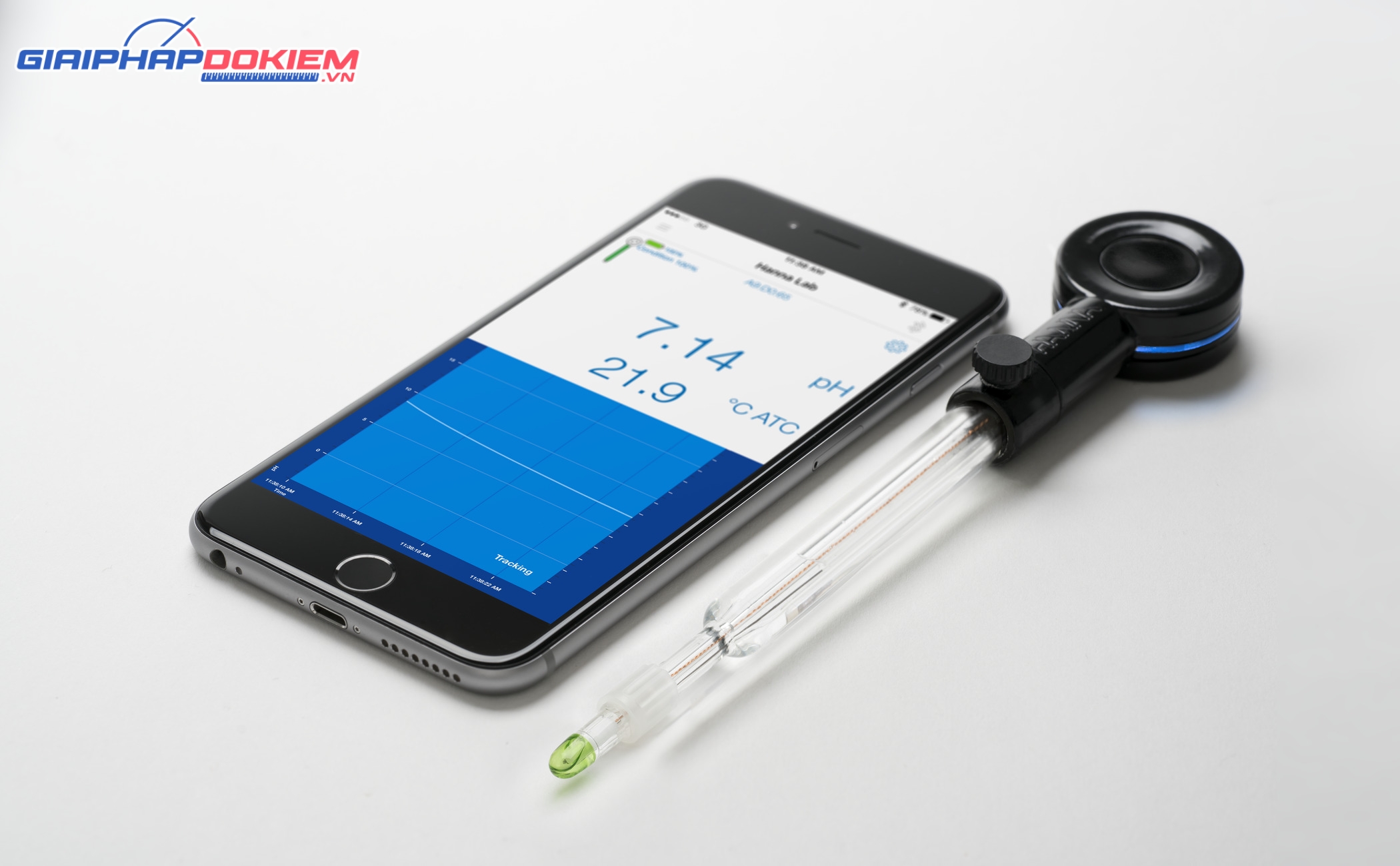 Điện Cực HALO® Bluetooth Đo pH Trong Rượu Hanna HI10482 2 Điện Cực HALO® Bluetooth Đo pH Trong Rượu Hanna HI10482